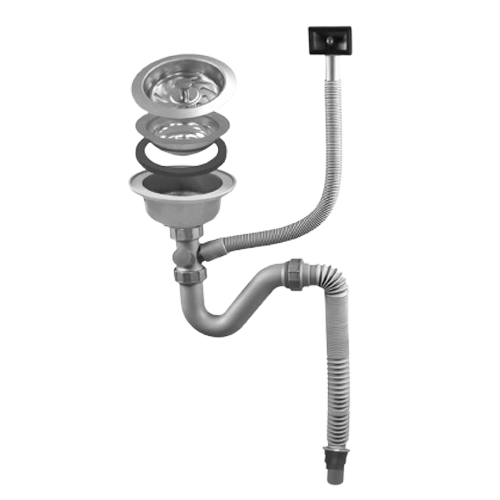 Xi phông ống xả chậu rửa chén bát 1 hố RC-152