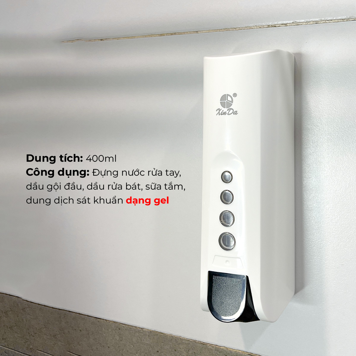 Hộp Đựng Dung Dịch 400ml  ZYQ40