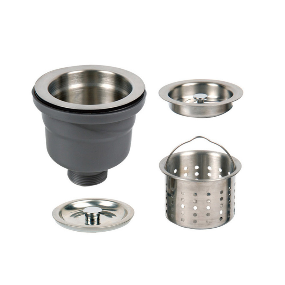 Xi phông ống xả chậu rửa chén bát 2 hố RC-251