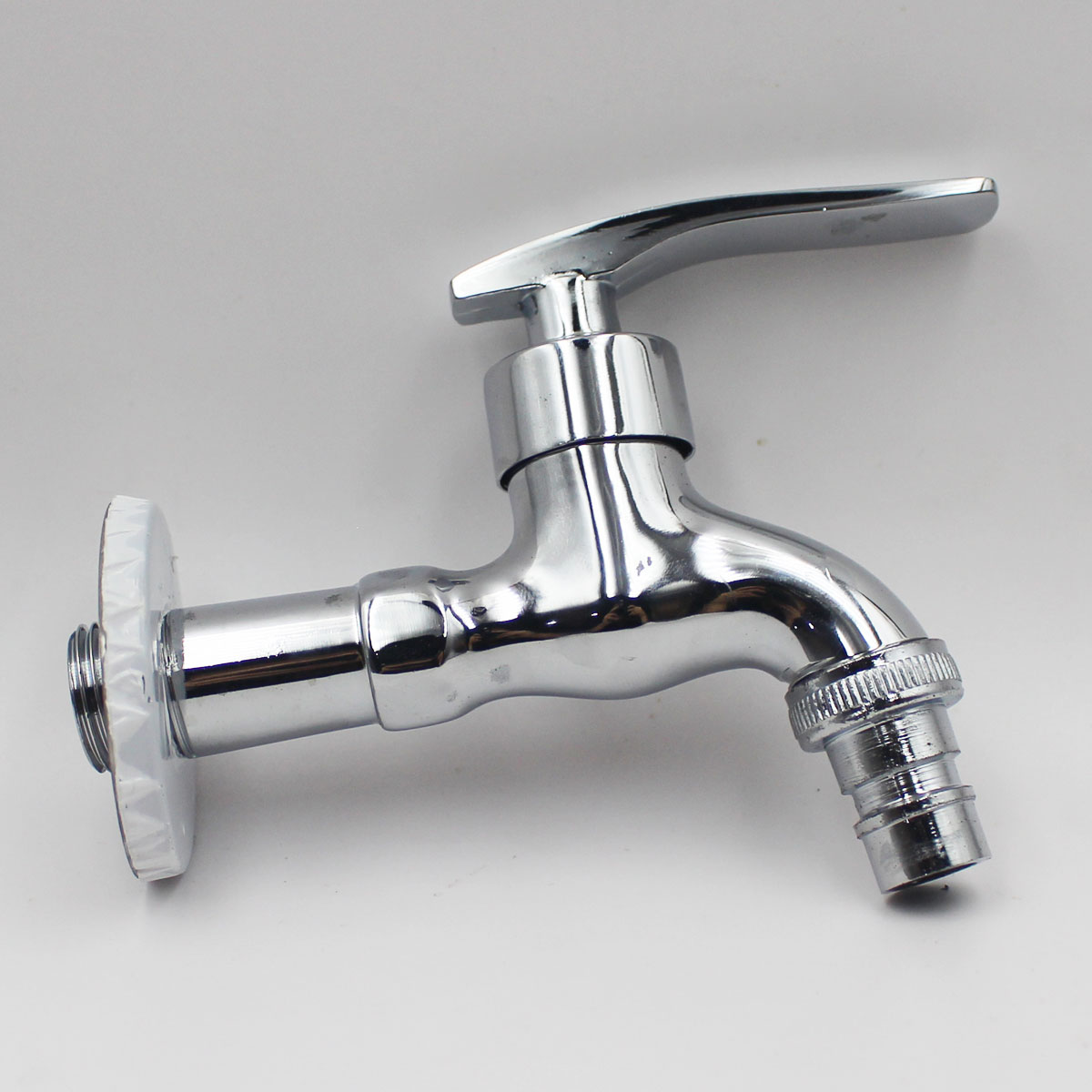 Vòi Xả Hồ Cấp Nước Máy Giặt Xả Rửa Sàn Phòng Tắm, Chất Liệu Đồng Mạ Chrome, Vòi Hồ Tay Gạt RANCO RC-12