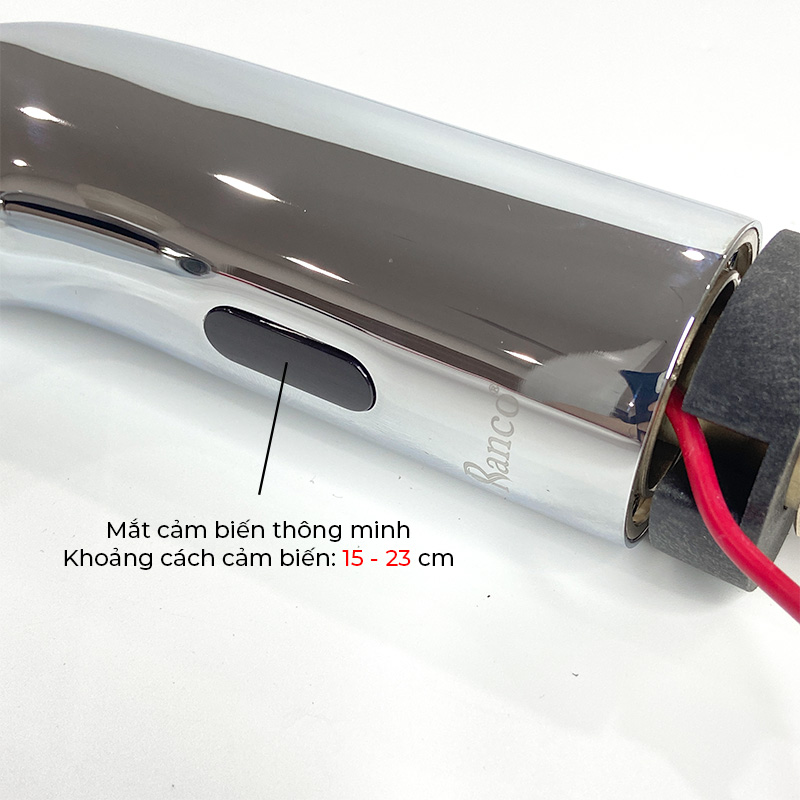 Bộ vòi chậu rửa tay cảm ứng  1 đường lạnh RC - 1203C