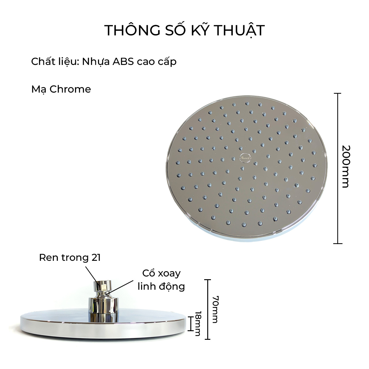 Bát sen cây tắm đứng tròn RC - 121T