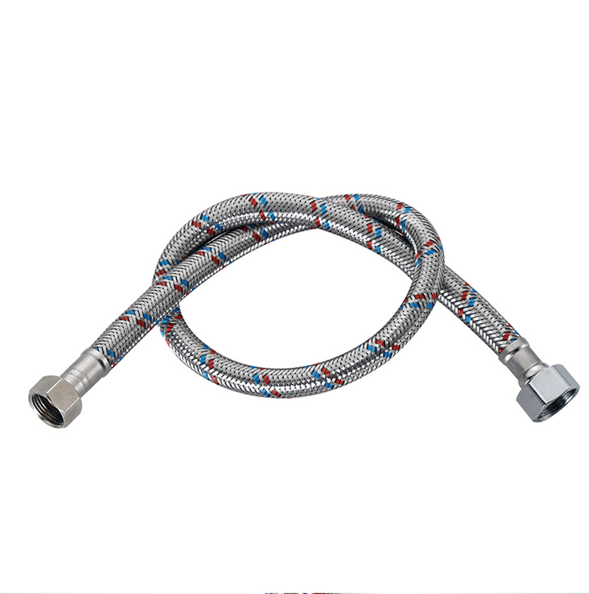 Dây Cấp Nước 2 đầu Inox 304 60cm BF+F+F 0.6M