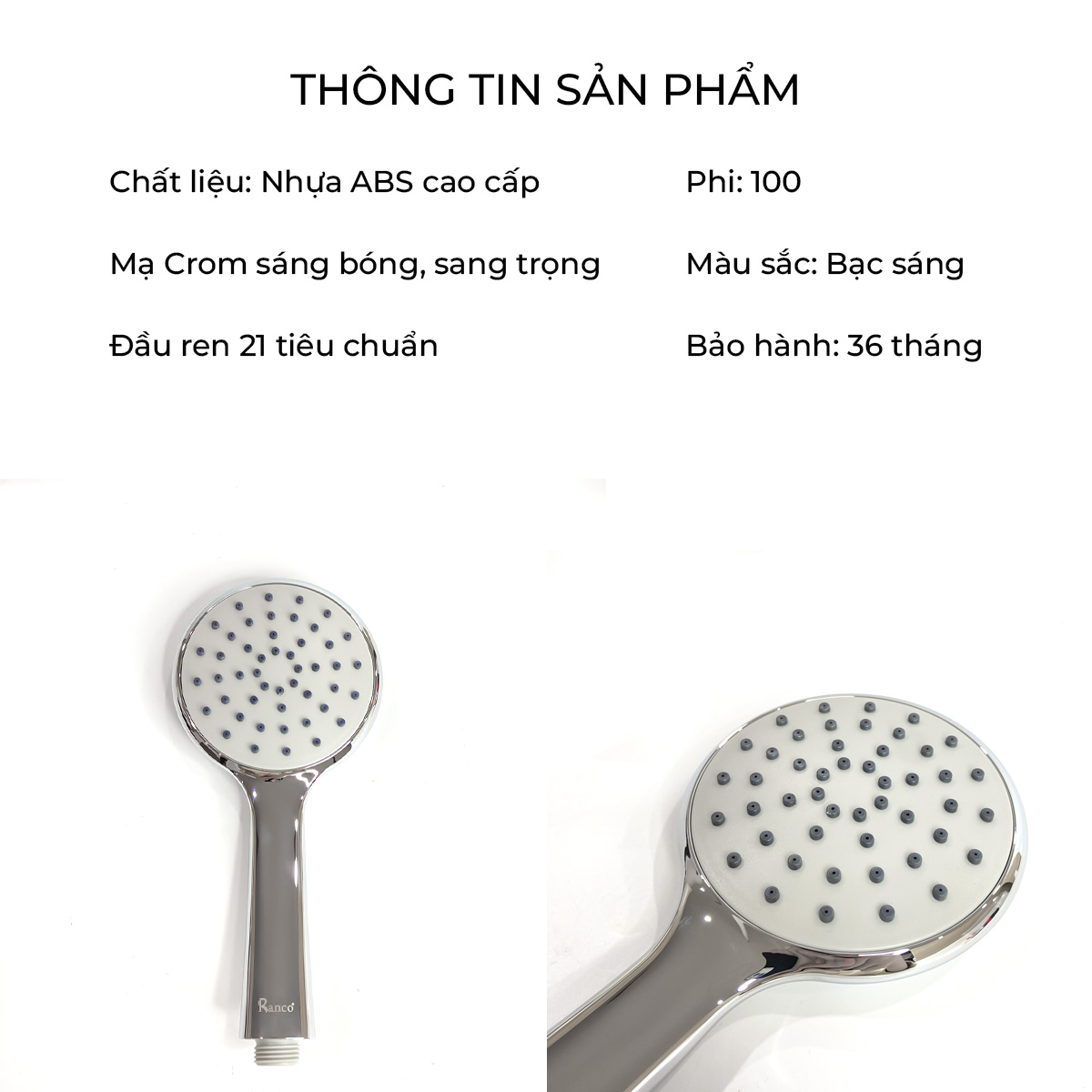 Bát sen tắm cầm tay RC - 011
