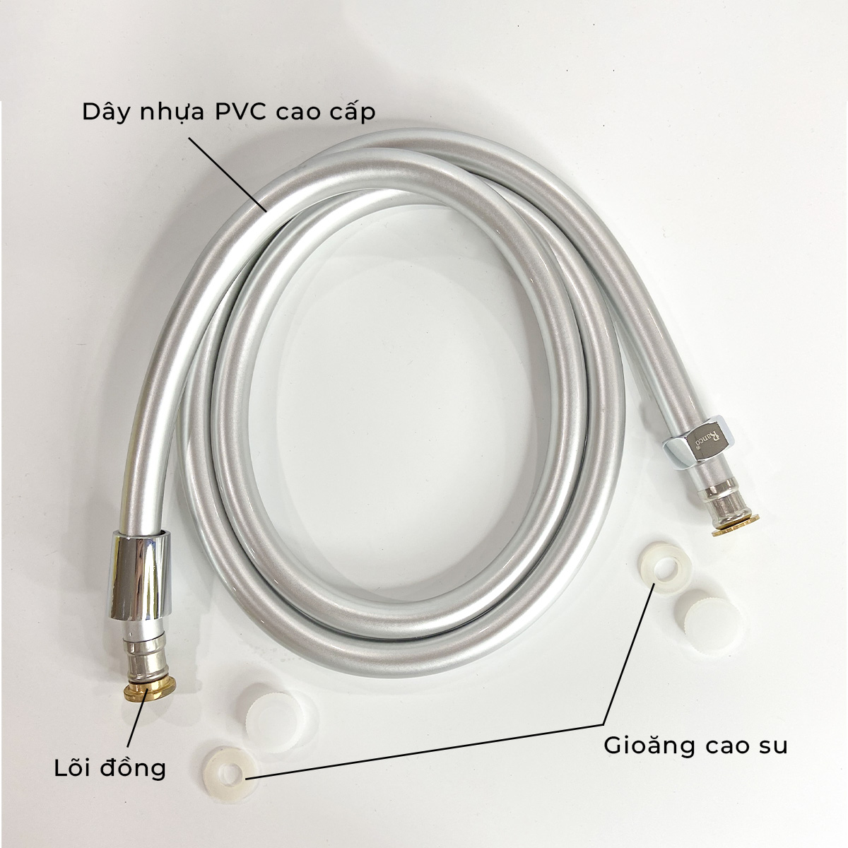 Bộ vòi hoa sen dây nhựa cao cấp FSN 401