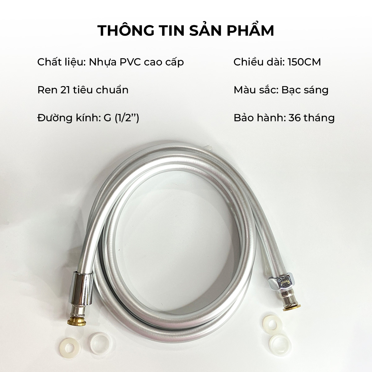 Bộ vòi hoa sen dây nhựa cao cấp FSN 401