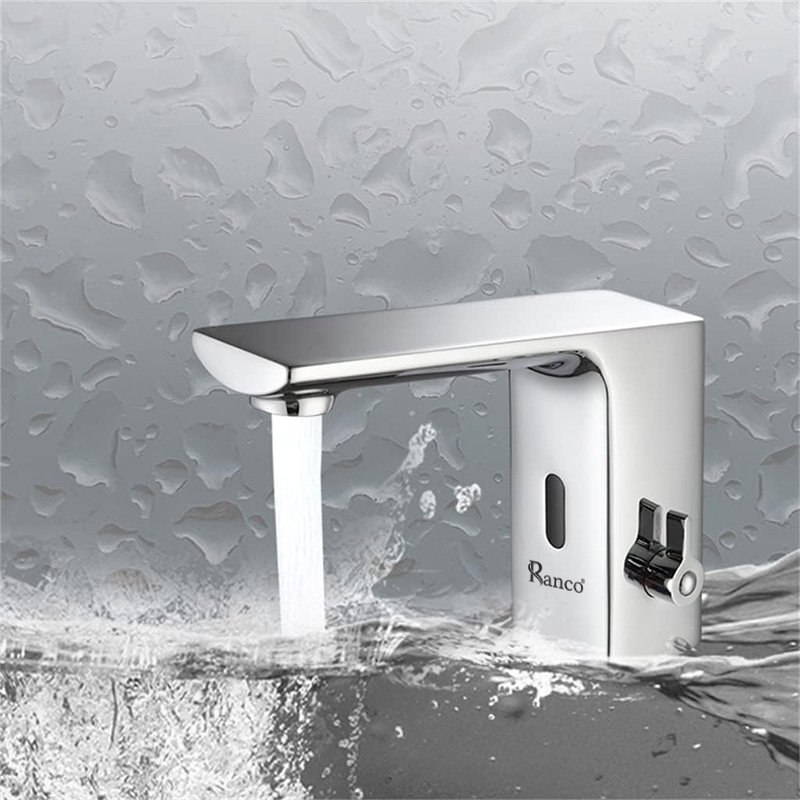 Bộ vòi chậu rửa tay cảm ứng nóng lạnh RC - 1206