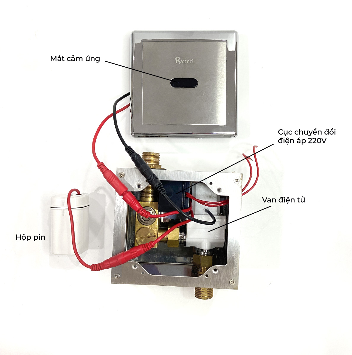 Van xả tiểu nam cảm ứng RC - 8511