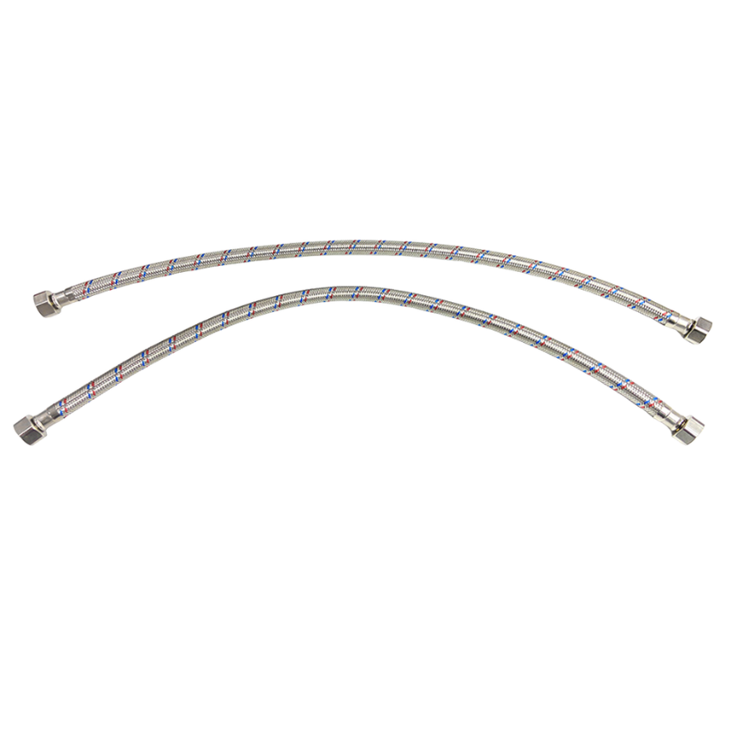 Dây Cấp Nước 2 đầu Inox 304 60cm BF+F+F 0.6M