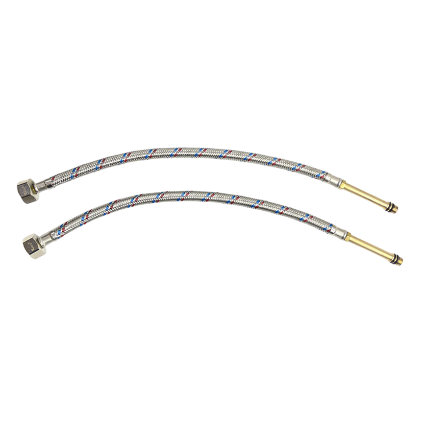 Dây cấp nước bình nóng lạnh 1 đầu inox 304 40cm BF-F+LM 0.4M