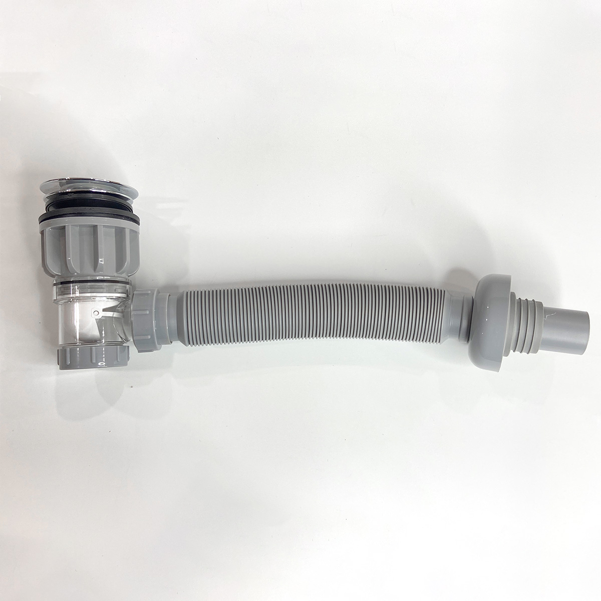 Xi phông chậu rửa tay xả nhấn mặt inox RC-903