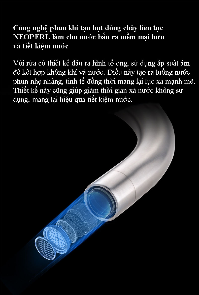 Vòi chậu rửa bếp Ranco RC-X63 – Linh hoạt, tiện dụng, sang trọng