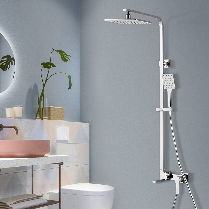 BỘ SEN CÂY TẮM ĐỨNG NÓNG LẠNH RANCO RC-B23 – VUÔNG HIỆN ĐẠI, SANG TRỌNG, TIỆN NGHI