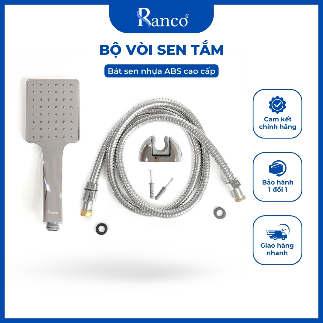 Bộ vòi hoa sen dây Inox 304 FSI 401