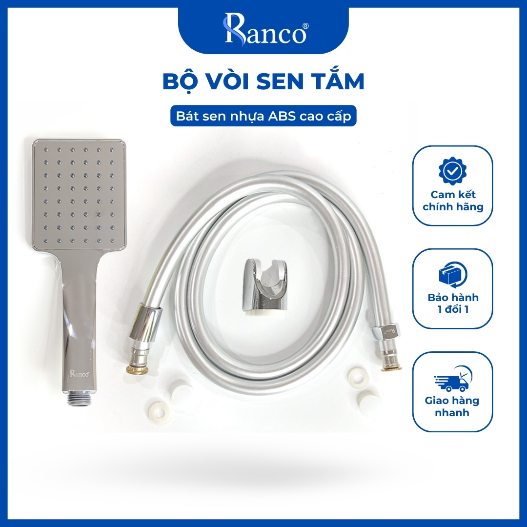 Bộ vòi hoa sen dây nhựa cao cấp FSN 401