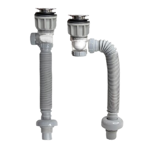 Xi phông chậu rửa tay xả lật mặt inox RC-902