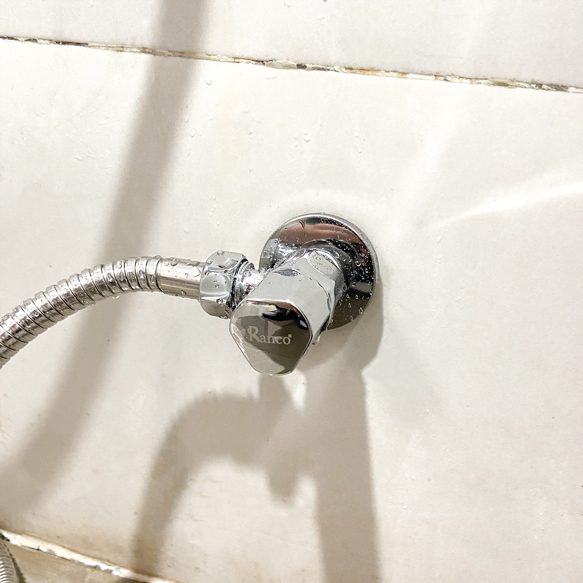 Van chia nước, đầu nối chống dò nước RANCO mạ crom Lõi đồng khóa nước, giảm áp lực nước ren 21 KT - 921