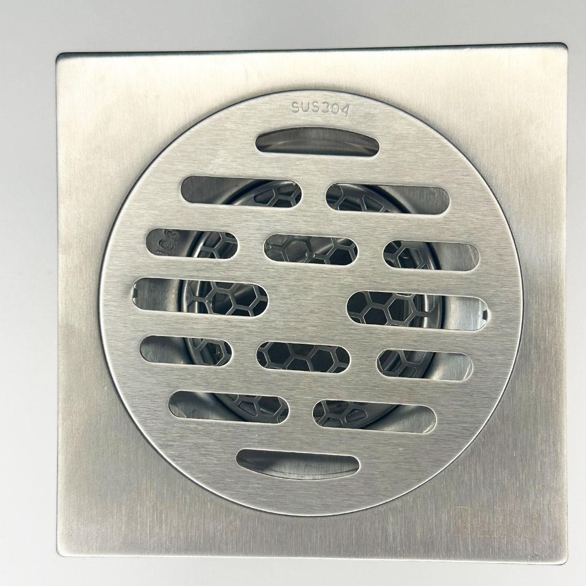 Phễu thoát sàn chống mùi hôi RANCO inox 304 ngăn rác, thoát nước phi 69 cho ống 76,90, 110mm RO-255A