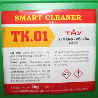 Chất Tẩy Rửa Công Nghiệp RANCO 2KG, Nước Tẩy Rửa Xi Măng, Làm Sạch Rỉ Sét, Gạch Men, Tẩy Nước Chè, Vôi Vữa - TK01
