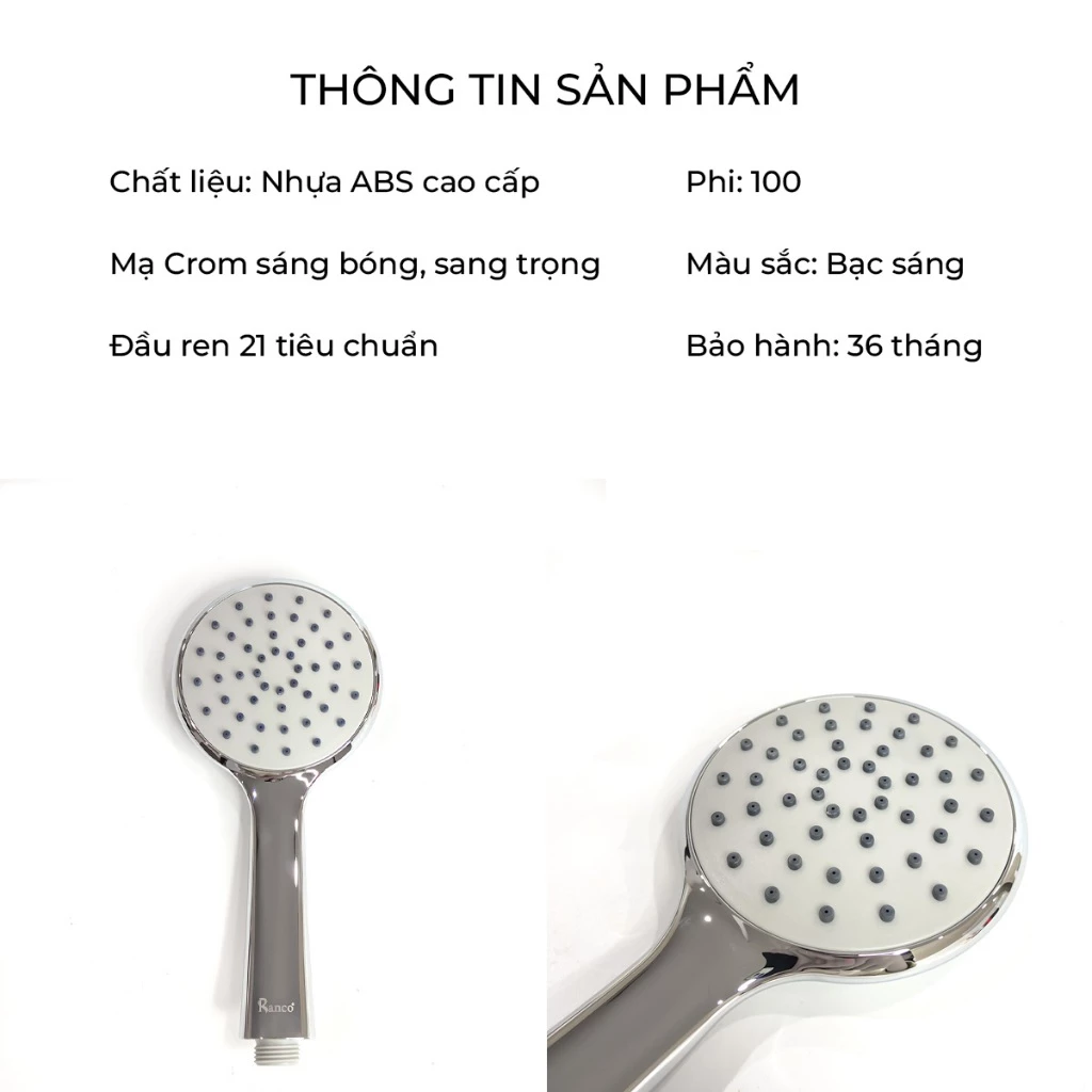 Bộ vòi hoa sen dây Inox 304 FSI 011