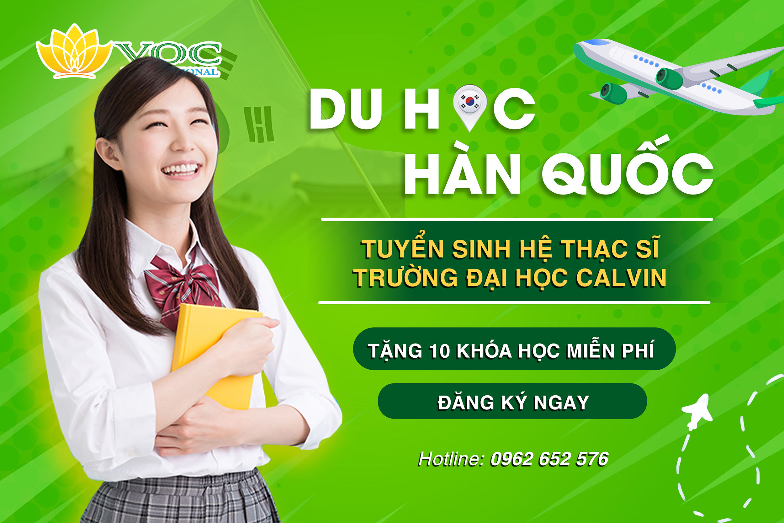 THÔNG BÁO TUYỂN SINH HỆ THẠC SĨ TRƯỜNG ĐẠI HỌC CALVIN HÀN QUỐC