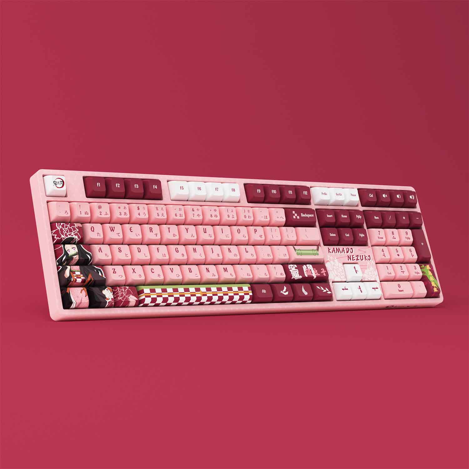 Bàn phím AKKO 5108B Plus Demon Slayer – Kamado Nezuko (Multi-modes / Hotswap / RGB) - Hàng Chính Hãng