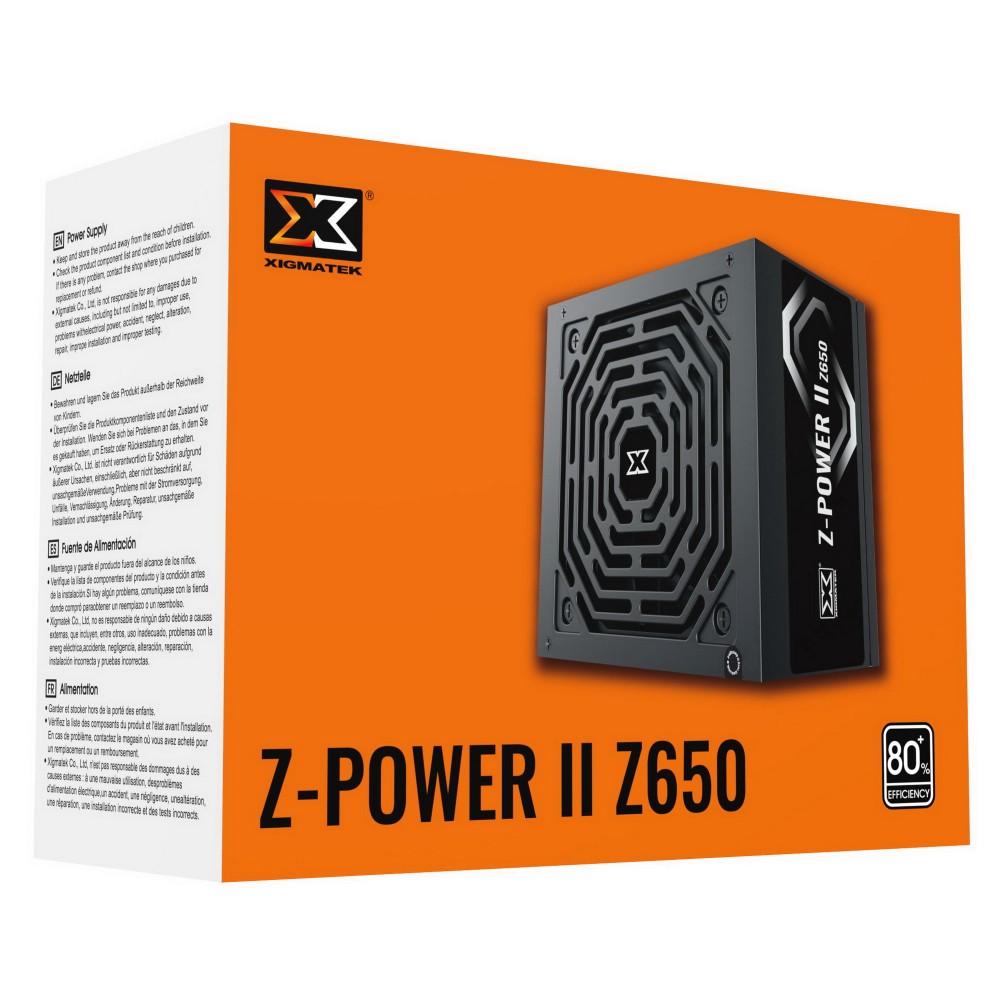 Nguồn máy tính XIGMATEK Z-POWER II Z650 / Z550