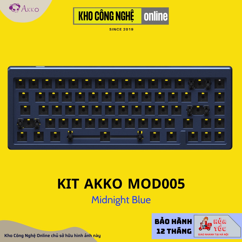 Kit bàn phím cơ AKKO Designer Studio MOD005 (Hotswap 5 pin / RGB / Foam tiêu âm / Gasket Mount) - Hàng chính hãng