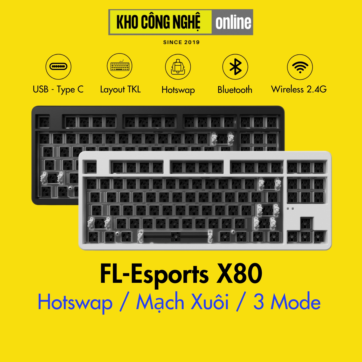 KIT Bàn Phím Cơ FL-Esports X80