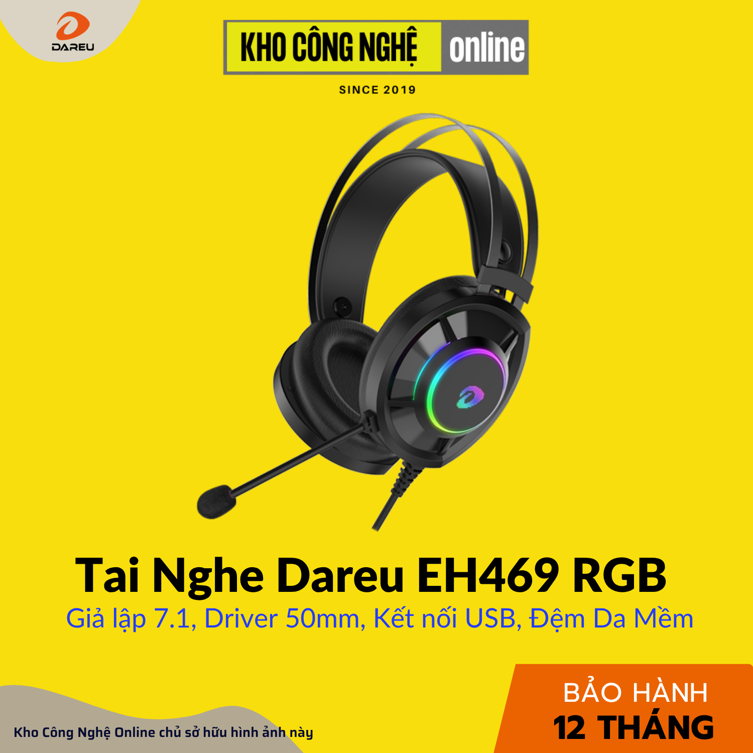 Tai Nghe Gaming Dareu EH469