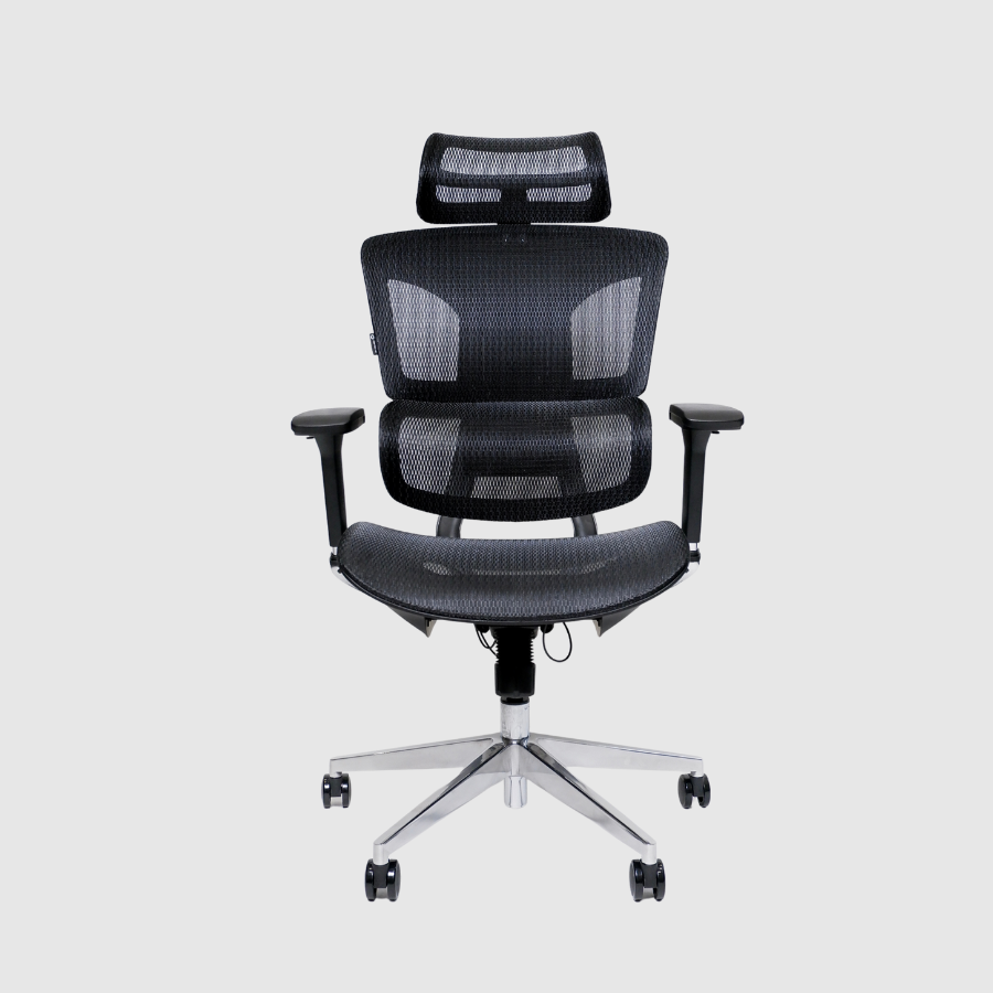 Ghế công thái học Gami Hexa 4D - Đen / Không Gác Chân