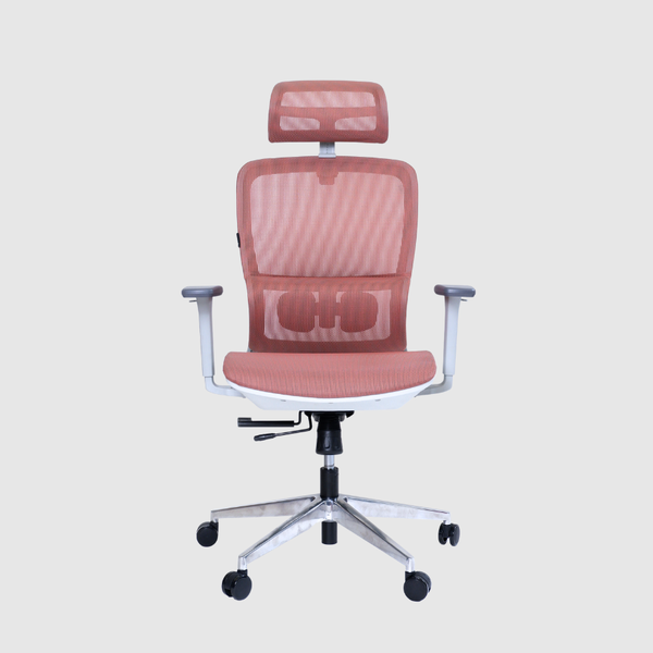 Ghế Công Thái Học Gami Lum2 - Bản Kê Tay 2D / Hồng ( Không Chân Gác)