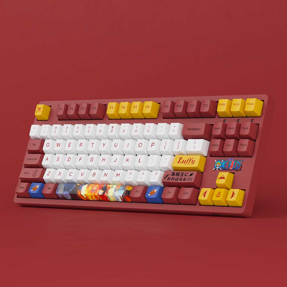 Bàn phím cơ AKKO 3087 RF One Piece Luffy ((Dual-mode / AKKO sw v3)