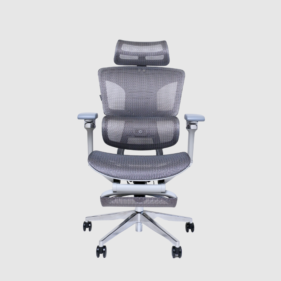 Ghế công thái học Gami Hexa 6D - Xám / Không Gác Chân