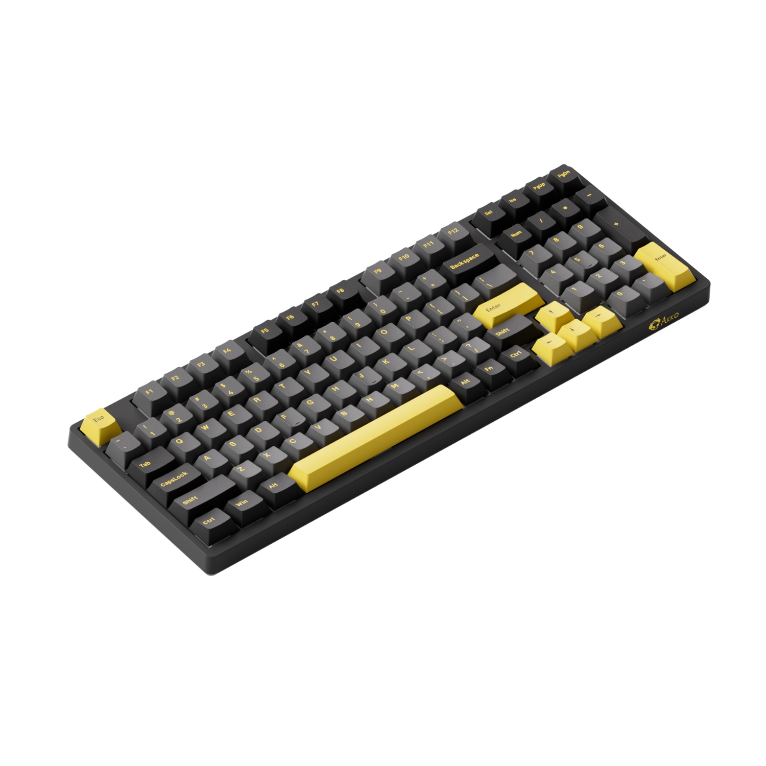 Bàn Phím cơ AKKO 3098B Plus Black & Gold (Multi-modes / Led RGB / Switch Silent)