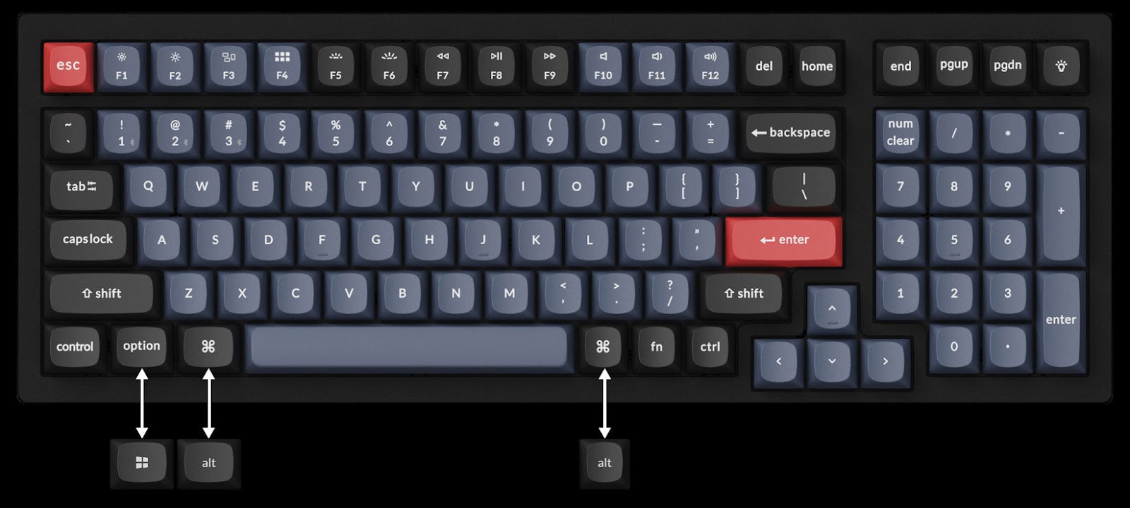 Keychron K4 Pro - Bàn phím cơ Keychron K4 Pro QMK/VIA (Hàng chính hãng)
