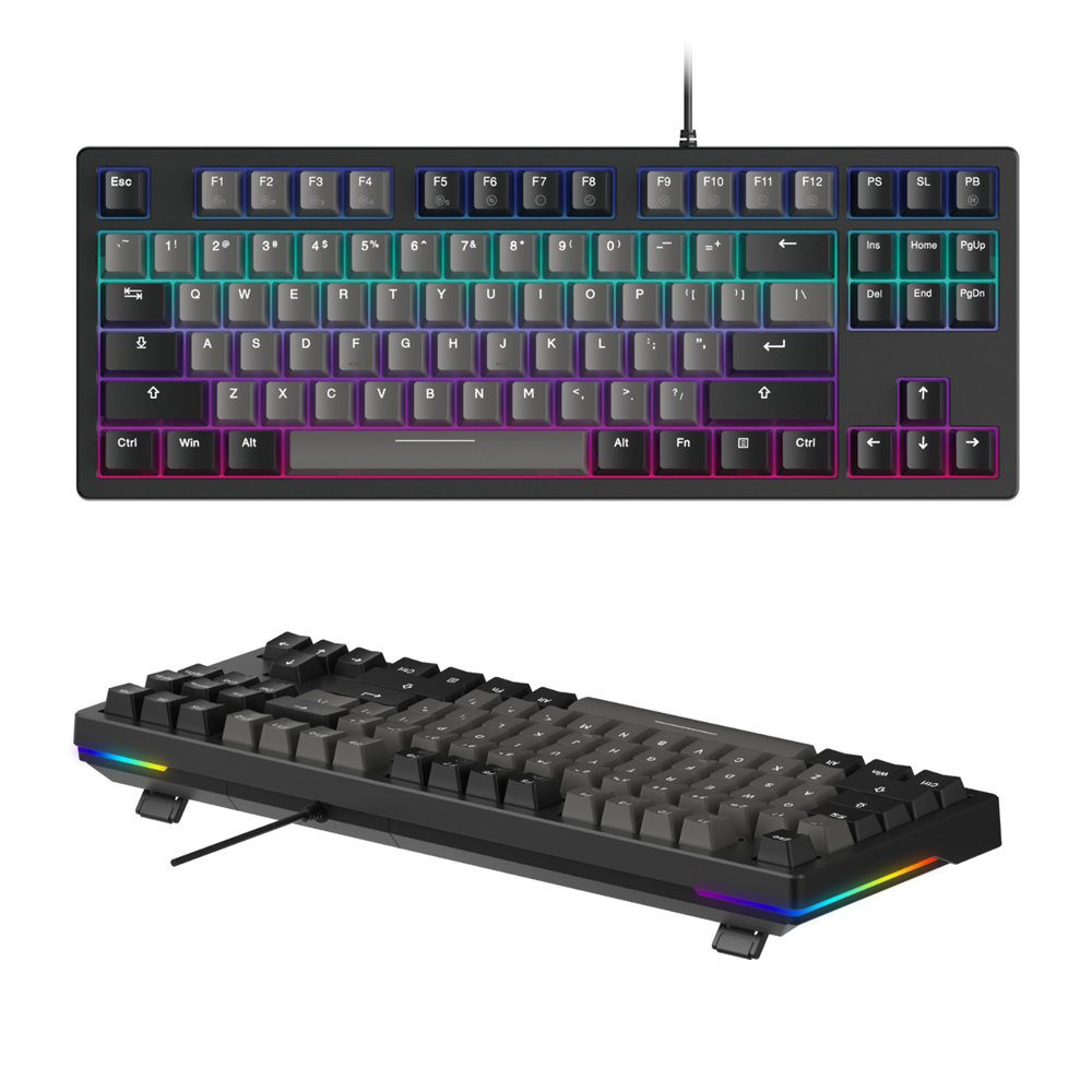 Bàn Phím Cơ Gaming Dareu EK87v2 PBT - Hàng Chính Hãng