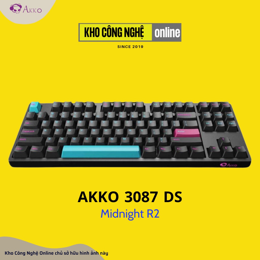 Bàn phím cơ AKKO 3087 DS Midnight R2 (Akko sw v2)