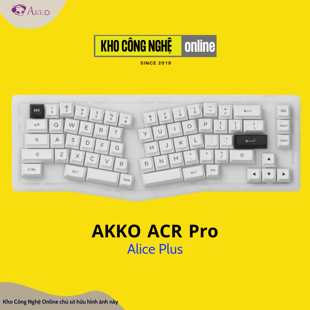 Bàn phím AKKO ACR Pro Alice Plus (RGB / Hotswap / AKKO CS Crystal / Gasket Mount)