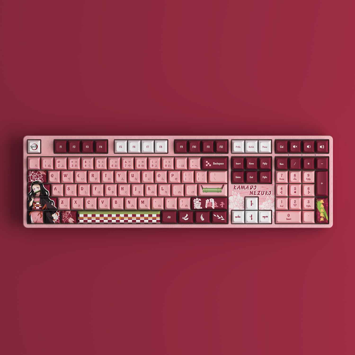 Bàn phím AKKO 5108B Plus Demon Slayer – Kamado Tanjirou (Multi-modes / Hotswap / RGB)