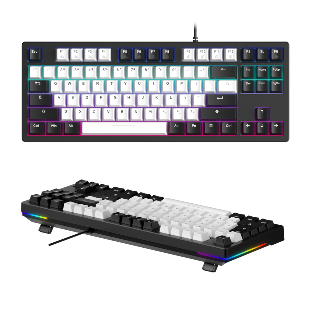 Bàn Phím Cơ Gaming Dareu EK87v2 PBT - Hàng Chính Hãng