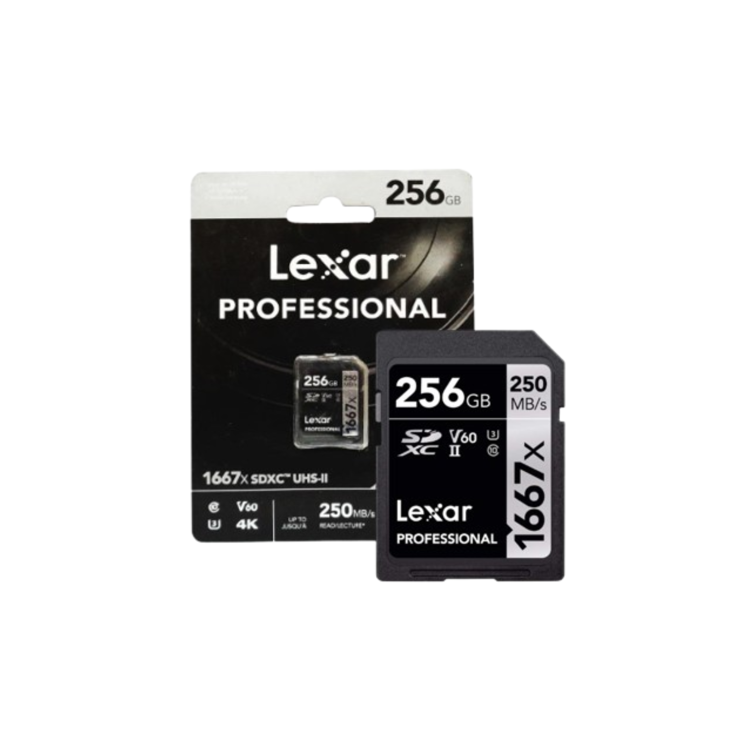 Thẻ nhớ SD Lexar Profes. 1667x SDXC UHS-II U3 V30, 64GB/ 128GB/ 256GB