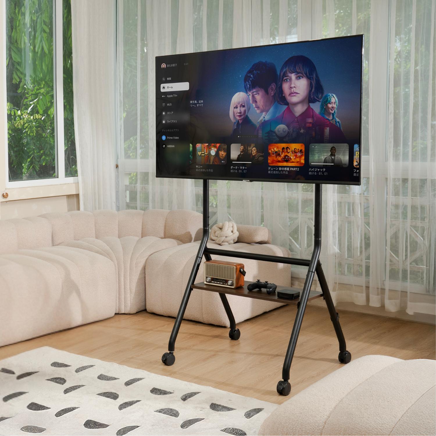Giá treo TV di động Hyperwork Era Stand TVC03 - Hỗ trợ màn 37-86 Inch, Tải trọng tối đa 80kg
