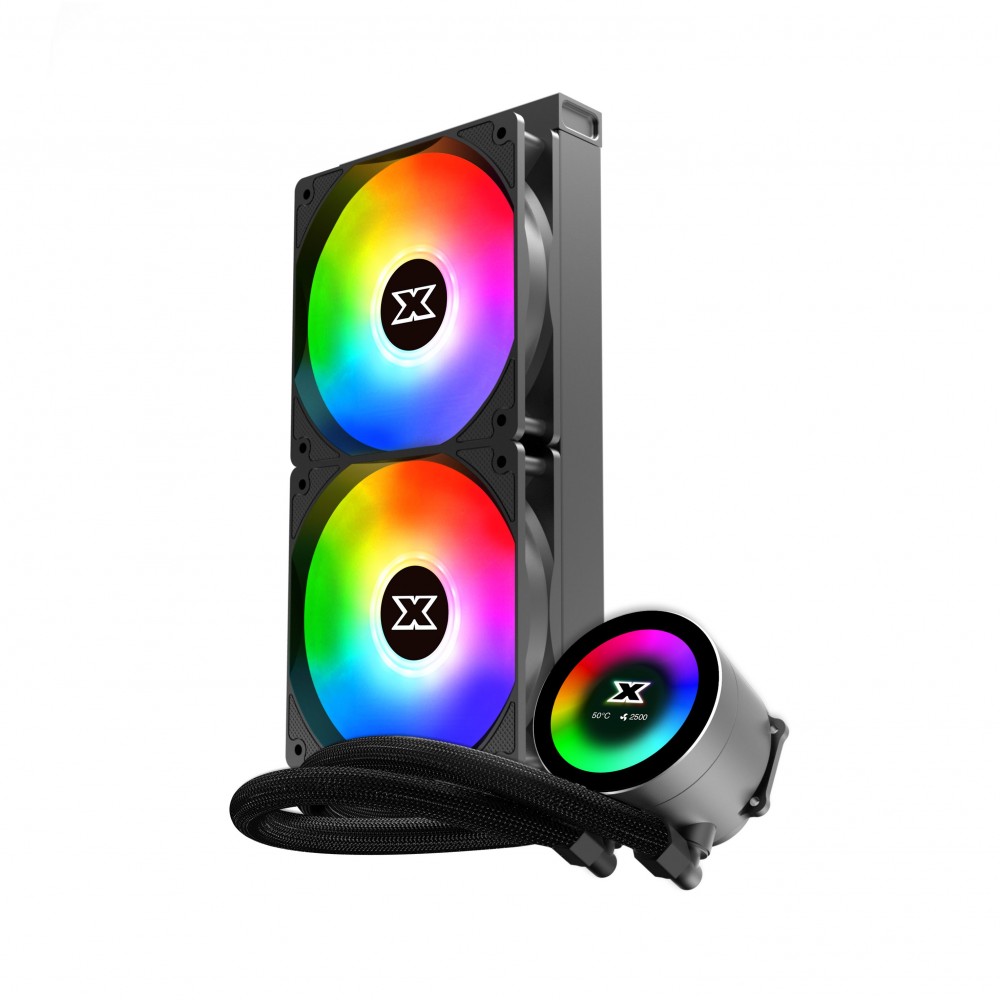 Tản Nhiệt Nước XIGMATEK FROZR-O 240 (EN46560) - ARGB, OLED-PUMP, ALL IN ONE WATERCOOLING (Hàng Chính Hãng)