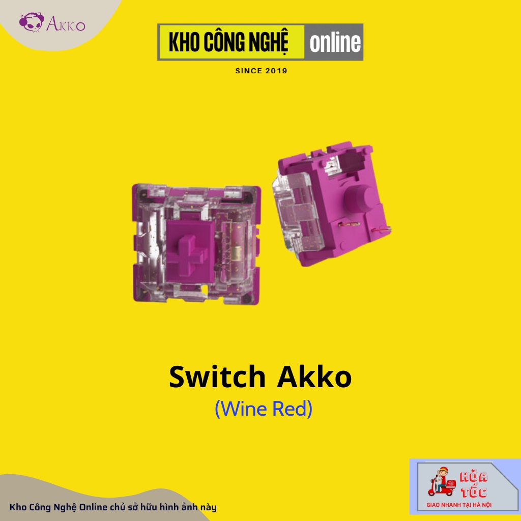 [Chính hãng] Switch lẻ thay nóng cho bàn phím cơ AKKO CS switch| Jelly switch & TTC switch - Hàng mới 100%