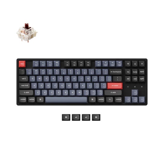Bàn phím cơ Keychron K8 Pro - Hỗ trợ QMK/VIA - (Hàng chính hãng)