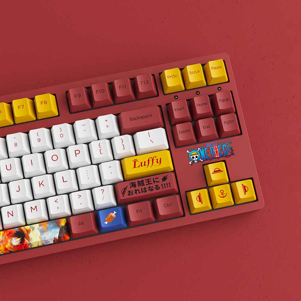 Bàn phím cơ AKKO 3087 RF One Piece Luffy ((Dual-mode / AKKO sw v3)