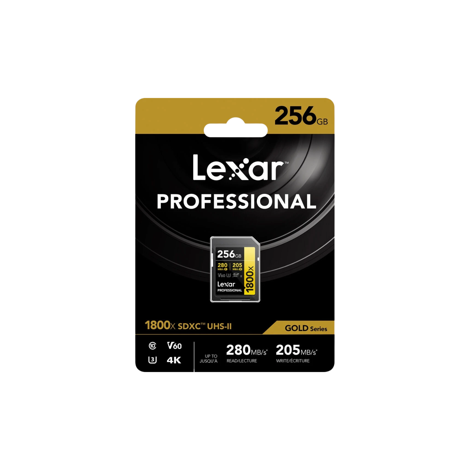 Thẻ nhớ Lexar SDXC Professional 1800x UHS-II U3 V60, 64GB / 128GB / 256GB