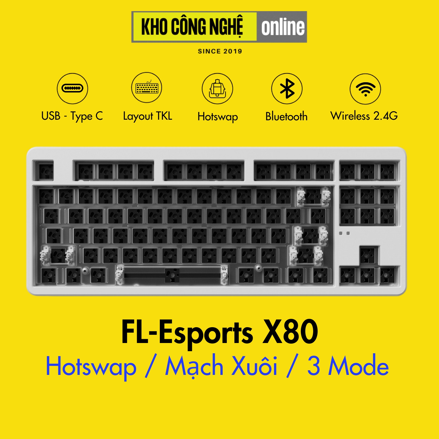 KIT Bàn Phím Cơ FL-Esports X80