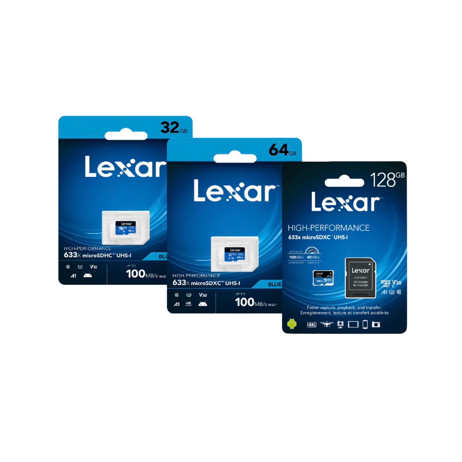 Thẻ Nhớ MicroSD LEXAR 633x 32GB / 64GB / 128GB